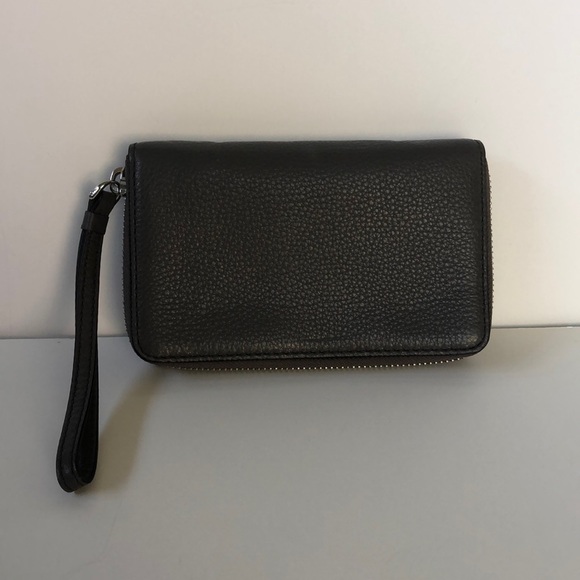 Marc Jacobs gray leather wristlet wallet - Picture 2 of 3